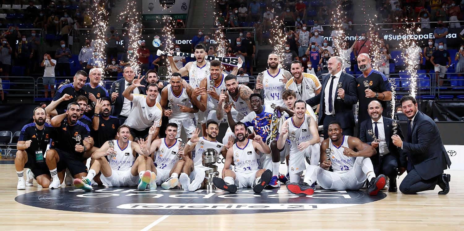 Super Cup winners and MVP for Sergio Llull